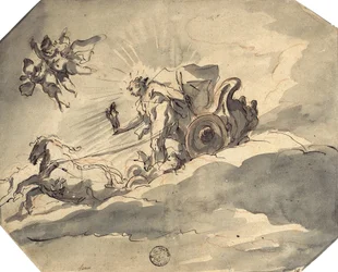 Apollo in seinem Wagen